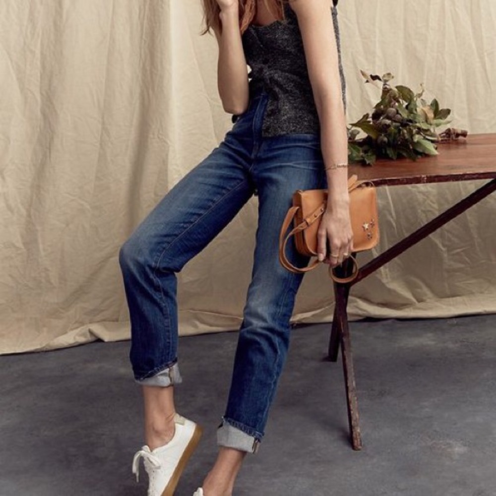 Madewell High Rise Slim Boyjean
